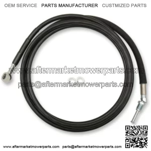 80 1/8" Black Vinyl +10 Extended Hydraulic Clutch Cable Harley Touring FLH 17+ (For: Harley-Davidson)