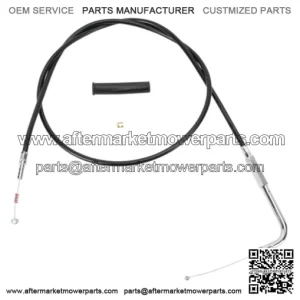 Black Vinyl Idle Cable 34 1/2" Threaded Harley 88-95 Big Twin (For: Harley-Davidson)