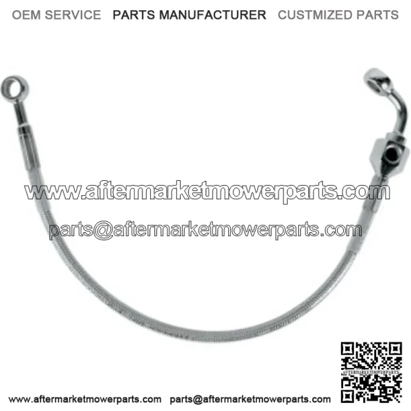 15 3/4" Standard Braided Stainless Steel Brake Rear Line Harley Dyna 00-07 FXD (For: Harley-Davidson)