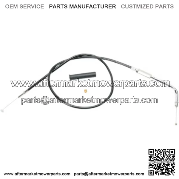 Black Vinyl Throttle Cable 27.5 Stock Length OE 56593-04 Harley V Rod VRSC 04-08 (For: Harley-Davidson)