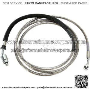 82 1/8" Stainless +12 Extended Hydraulic Clutch Cable Harley Touring 13-16 CVO (For: Harley-Davidson)