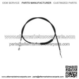 48 Black Vinyl Extended Clutch Cable Harley Softail Dyna Touring Sportster 86-13 (For: Harley-Davidson)
