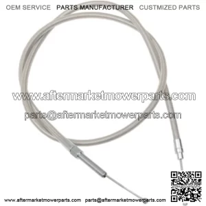 64 11/16" Braided Stainless Extended Clutch Cable Harley Softail Dyna Touring XL (For: Harley-Davidson)