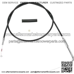 Black Vinyl Idle Cable 47 1/2" 90 Degree 4 3/4" Travel Harley 96-17 Big Twin Cam (For: Harley-Davidson)