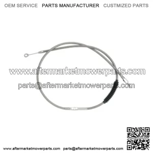 High-Efficiency 62 11/16" Braided Stainless Clutch Cable 38607-87 Harley Softail (For: Harley-Davidson)