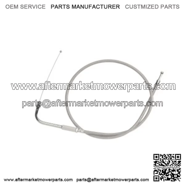 Braided Stainless Idle Cable 28 1/2" Stock Length OEM 56634-06 Harley 06-17 Dyna (For: Harley-Davidson)