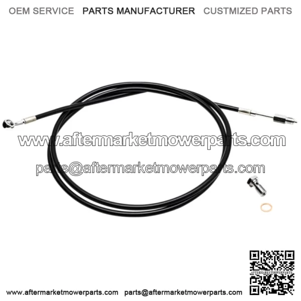 Hydraulic Clutch Line Black Vinyl 12-14" Ape Harley CVO Touring 07-12 (For: Harley-Davidson)