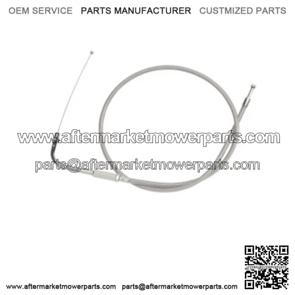 Braided Stainless Throttle Cable 30" Stock OE 56308-96 Harley Sportster XL 96-03 (For: Harley-Davidson)