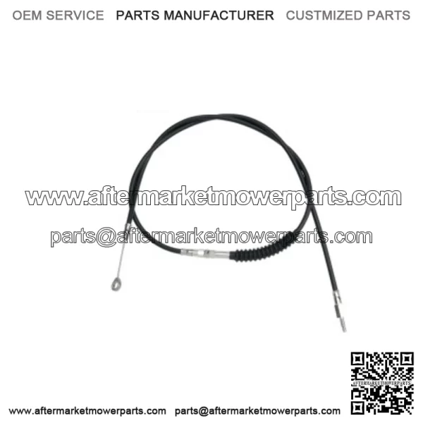 High-Efficiency 62 11/16" Black Vinyl Clutch Cable 38607-87 Harley Softail 87-06 (For: Harley-Davidson)