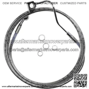 70 1/2" +6"  Extended Stainless Steel Upper Brake Line Harley Touring 14+ ABS (For: Harley-Davidson)