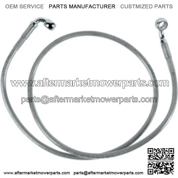 41 Standard Stock Braided Stainless Steel Brake Upper Line Harley Dyna 01-05 FXD (For: Harley-Davidson)