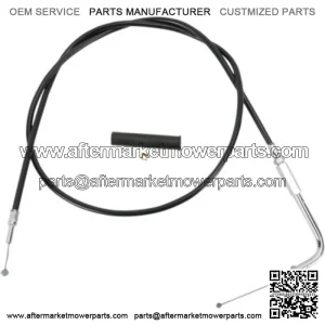 Black Vinyl Throttle Cable Wire 38" 90 Degree 5" Travel Harley 88-95 Big Twin XL (For: Harley-Davidson)