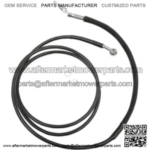 76 1/8" Black Vinyl +6 Extended Hydraulic Clutch Cable Harley Touring 17+ FLTR (For: Harley-Davidson)