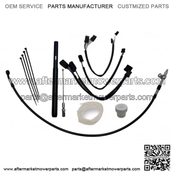 Fat Baggers Inc. EZ Install 16" Black Handlebar Cable Kit Harley FLHRS 21-22 (For: Harley-Davidson)