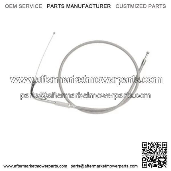 Braided Stainless Throttle Cable 30" Stock OE 56308-88 Harley Sportster XL 88-95 (For: Harley-Davidson)