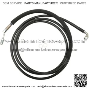 76 1/8" Black Vinyl +6 Extended Hydraulic Clutch Cable Harley Touring 17+ FLTRX (For: Harley-Davidson)