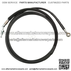 80 1/8" Black Vinyl +10 Extended Hydraulic Clutch Cable Harley Touring 17+ FLTR (For: Harley-Davidson)
