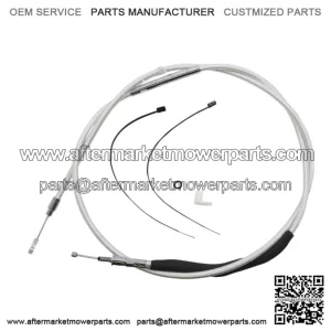 Magnum 18"-20" Ape Handlebar Control Cable Kit ABS Braided 21+ Harley Road King (For: Harley-Davidson)