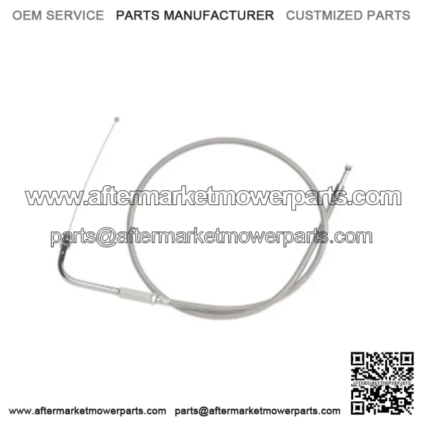 Braided Stainless Throttle Cable 30" Stock OEM 56884-07 Harley Sportster XL 07+ (For: Harley-Davidson)