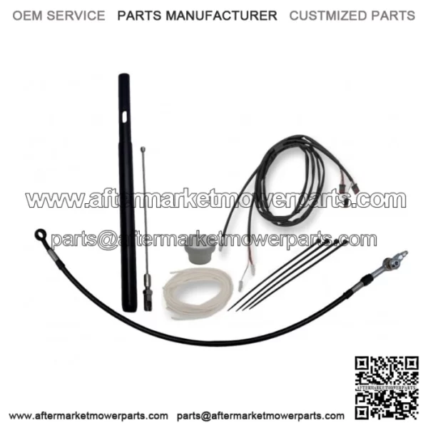 Fat Baggers Inc. 16" EZ Install Black Handlebar Cable Kit Harley Touring 21-22 (For: Harley-Davidson)