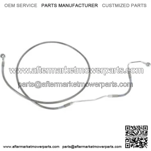 62 3/4" Braided Stainless Steel Brake Line Harley Touring 09-13 ABS OE 41679-09 (For: Harley-Davidson)