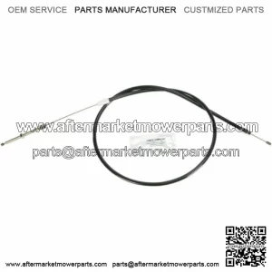 Black Vinyl 55" High Efficiency Clutch Alternative Cable 6 Over Ironhead Harley (For: Harley-Davidson)