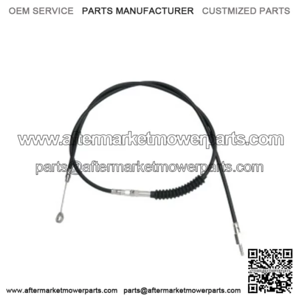 80" Black Vinyl Extended Clutch Cable Wire Harley Softail Dyna Touring XL 86-13 (For: Harley-Davidson)