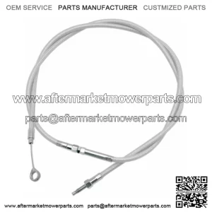 Motion-Pro 72.5" 12" Extended Stainless Steel Clutch Cable 87-99 Harley Touring (For: Harley-Davidson)