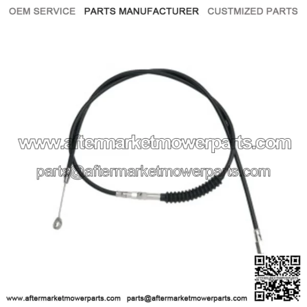 74 11/16" Black Vinyl Extended Clutch Cable Harley Softail Dyna Touring XL 86-13 (For: Harley-Davidson)