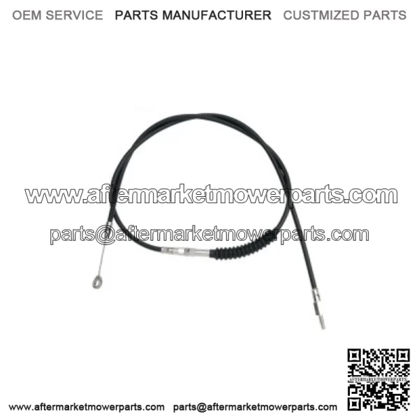 68 11/16" Black Vinyl Extended Clutch Cable Harley Softail Dyna Touring XL 86-13 (For: Harley-Davidson)