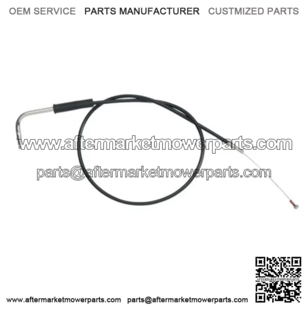 Black Vinyl Throttle Cable 41 3/4" Stock Length OE 56357-96 Harley Touring 96-01 (For: Harley-Davidson)