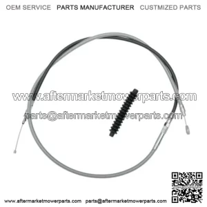 68 11/16" Braided Stainless +6 Extended Length Clutch Cable Harley Touring 08-16 (For: Harley-Davidson)