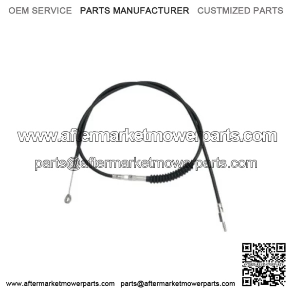 66 11/16" Black Vinyl Extended Clutch Cable Harley Softail Dyna Touring XL 86-13 (For: Harley-Davidson)