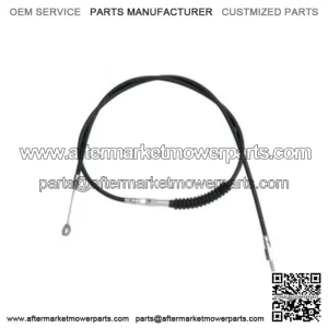 78 11/16" Black Vinyl Extended Length Clutch Cable Harley Softail Dyna Touring (For: Harley-Davidson)