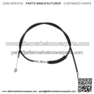 60 11/16" Black Vinyl Extended Clutch Cable Harley Softail Dyna Touring XL 86-13 (For: Harley-Davidson)