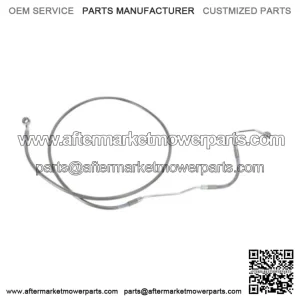 66 3/4" +4" Extended Length Stainless Upper Brake Line Harley Touring 09-13 ABS (For: Harley-Davidson)