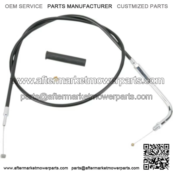 Black Vinyl Throttle Cable 30" Stock Length OEM 56884-07 Harley Sportster XL 07+ (For: Harley-Davidson)
