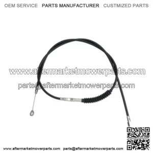 80" Black Vinyl Extended Length Clutch Cable Harley Softail Dyna Touring 06-17 (For: Harley-Davidson)