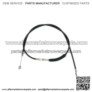 70 11/16" Black Vinyl Extended Length Clutch Cable Harley Softail Dyna Touring (For: Harley-Davidson)