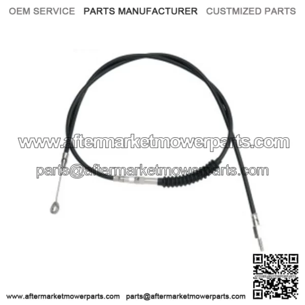 78 11/16" Black Vinyl Extended Clutch Cable Harley Softail Dyna Touring XL 86-13 (For: Harley-Davidson)