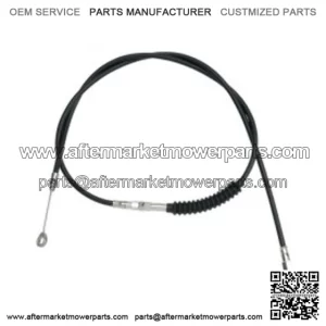 72 11/16" Black Vinyl Extended Clutch Cable Harley Softail Dyna Touring XL 86-13 (For: Harley-Davidson)