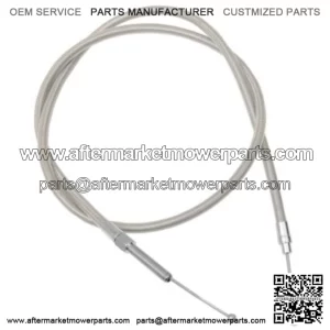 76 11/16" Braided Stainless Extended Clutch Cable Harley Softail Dyna Touring (For: Harley-Davidson)
