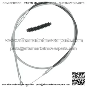 80" Braided Stainless Extended Length Clutch Cable Travel Harley Touring 08-16 (For: Harley-Davidson)