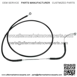 6 68 3/4 Extended Length Black Vinyl Upper Brake Line Harley Touring 09-13 ABS (For: Harley-Davidson)