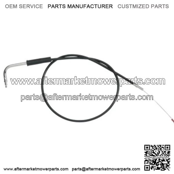 Black Vinyl Throttle Cable 32 1/2" Stock OEM Length 56356-96 Harley Softail Dyna (For: Harley-Davidson)