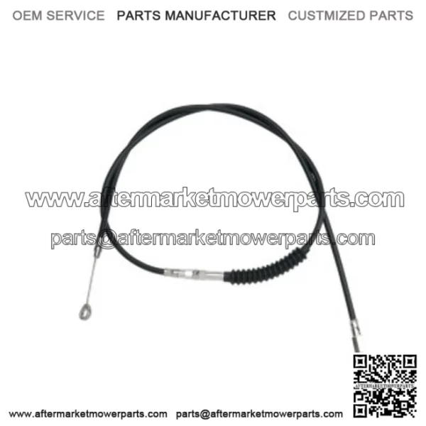 High-Efficiency 64 11/16" Black Vinyl Clutch Cable 38666-07 Harley Softail Dyna (For: Harley-Davidson)