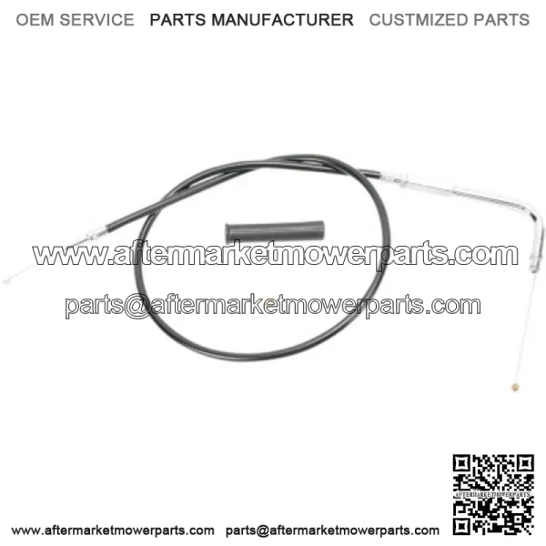 Black Vinyl Throttle Cable 28 1/2" Stock Length OEM 56633-06 Harley 06-17 Dyna (For: Harley-Davidson)