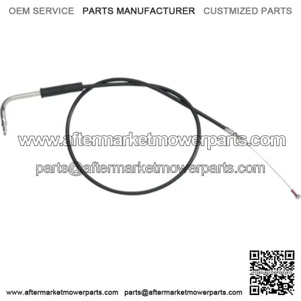 Black Smooth Vinyl Idle Cable Stock 42 1/2" 56379-97 Harley Road King FLHR 96-01 (For: Harley-Davidson)