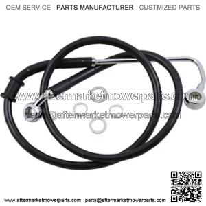 6 36 3/4 Extended Length Black Vinyl Upper Brake Line Harley Softail 15-17 ABS (For: Harley-Davidson)