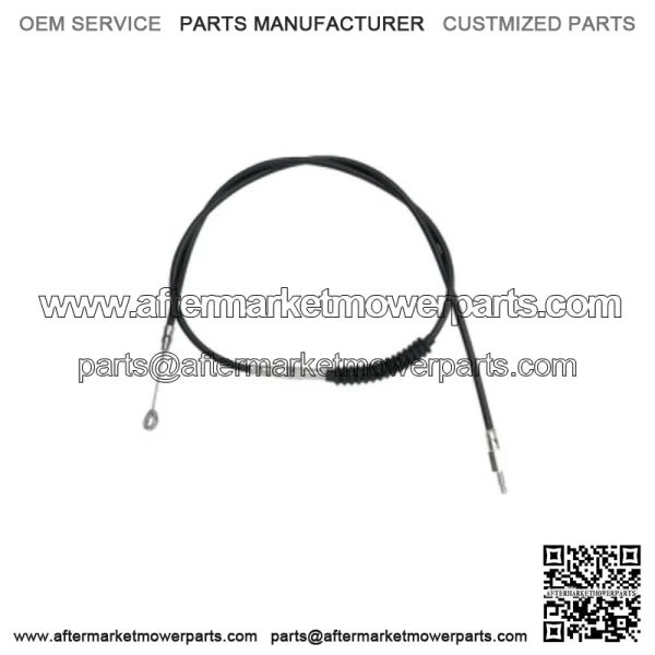 50 Black Vinyl Extended Clutch Cable Harley Softail Dyna Touring Sportster 86-13 (For: Harley-Davidson)